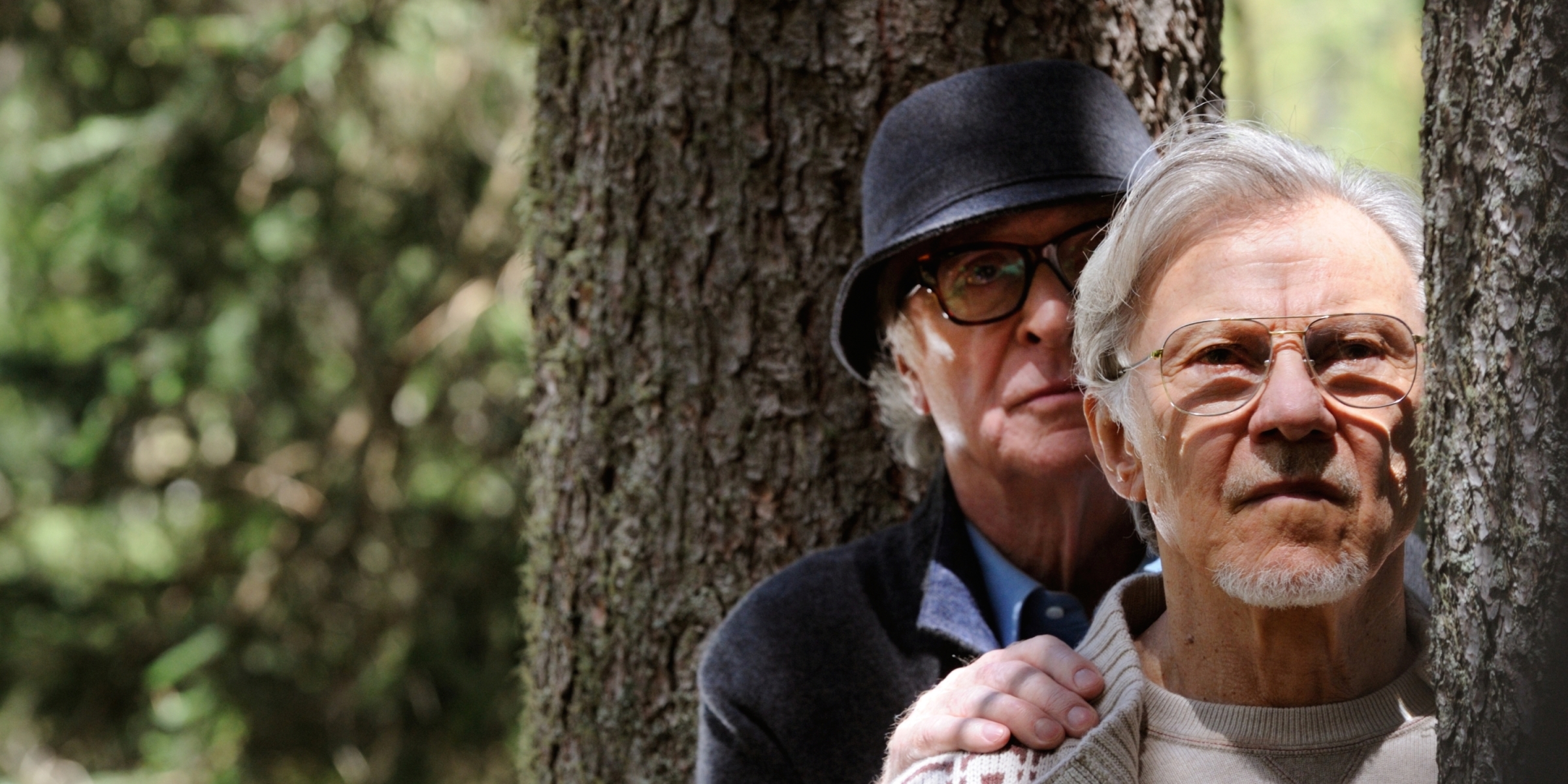 SET DEL FILM "LA GIOVINEZZA" DI PAOLO SORRENTINO.
NELLA FOTO MICHAEL CAINE E HARVEY KEITEL.
FOTO DI GIANNI FIORITO