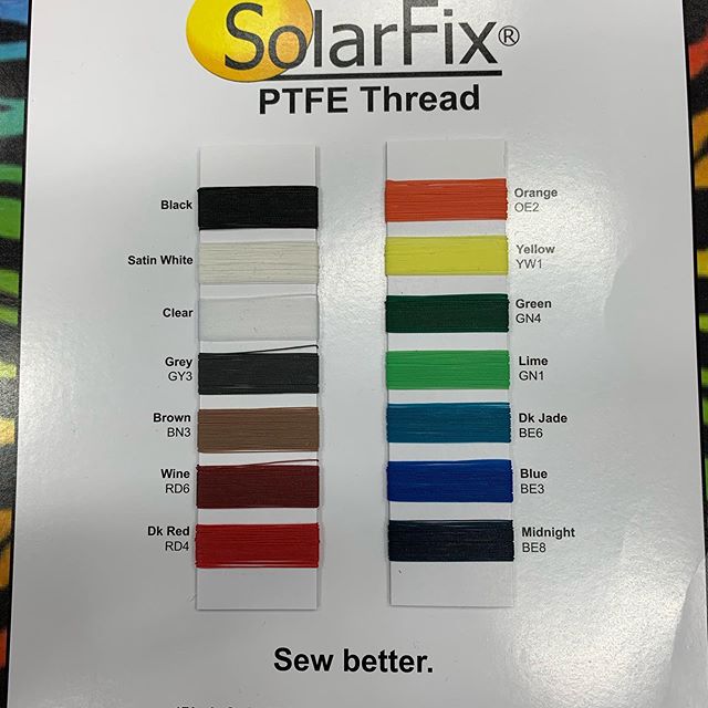 Ask what thread your canvas maker is using.  PTFE is the only thread that can stand up to the harsh Florida sun.  It&rsquo;s a little more, but you won&rsquo;t need a restitch in 36 months. #solarfixthread #customcanvas #bostcovers #biminis #sunbrell