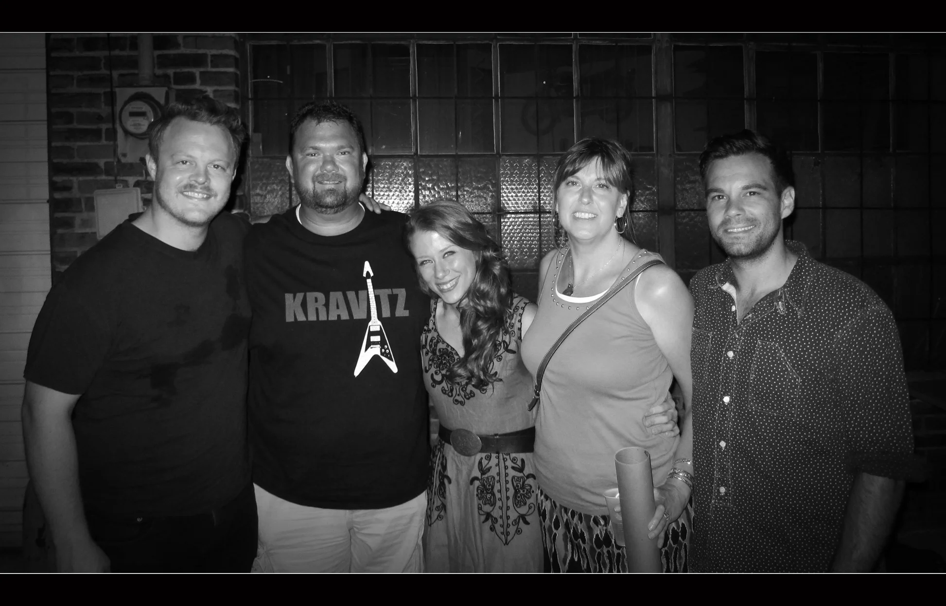 Shelly and I with The Lone Bellow