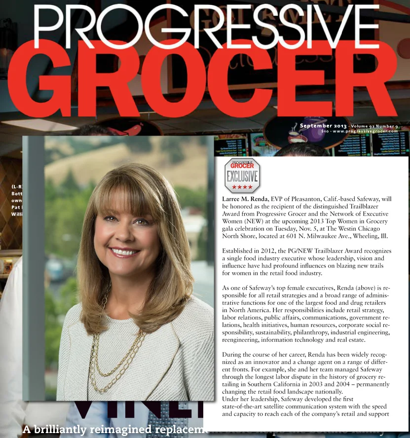 Portrait Image appears in Progressive Grocer Magazine