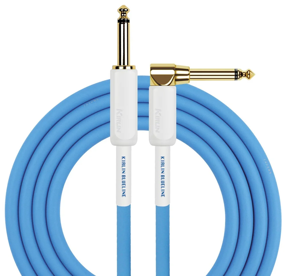 5-PACK 30FT Kirlin 1/4" Mono Dritto Maschio/Maschio Strumento - Foto 2