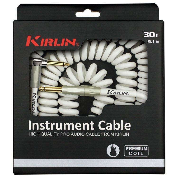 Kirlin Premium Coil Cable 6m White – Thomann België