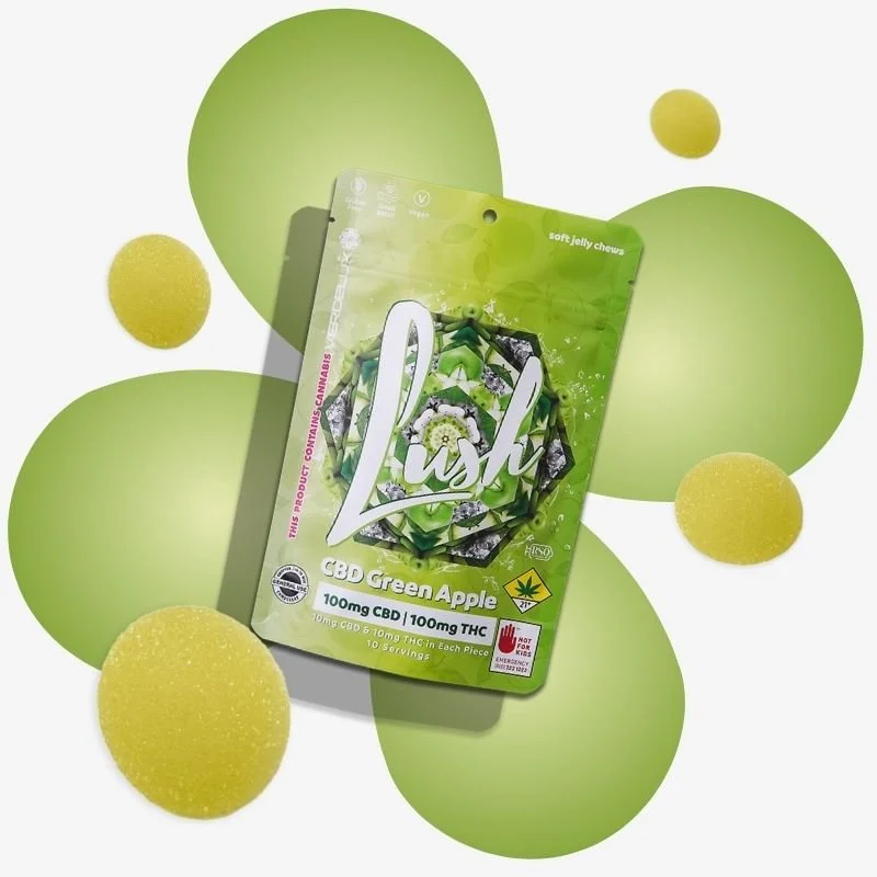 Lush CBD Green Apple Gummy Jellies By Verdelux Edibles.jpg