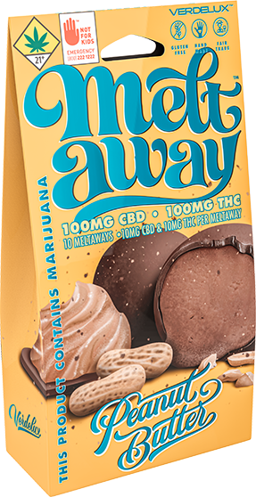  Meltaway peanut butter chocolate thc cbd infused edible truffles 