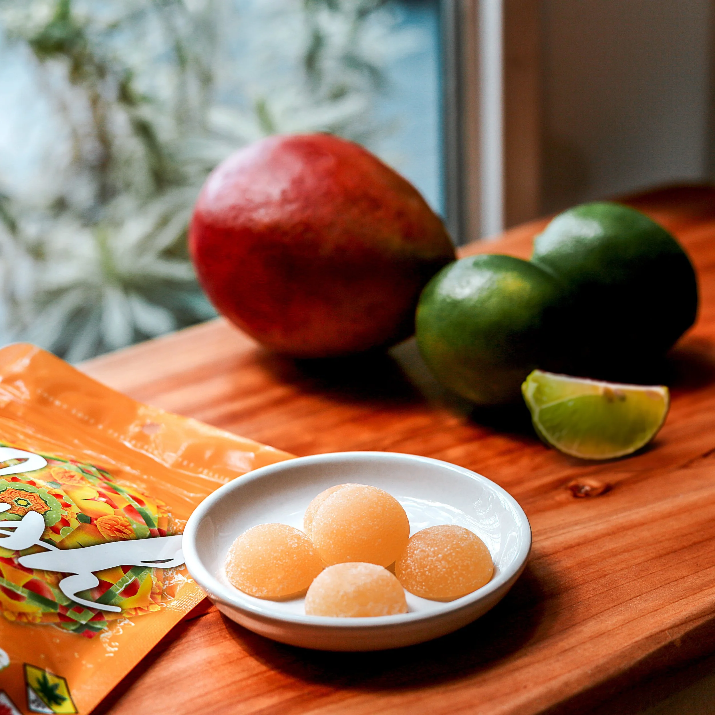 Lush Mango Lime Vegan Gummies Edible Made In Washington State