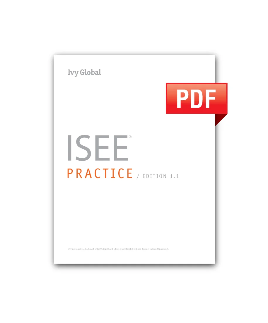 Isee Practice Pdf Ivy Global