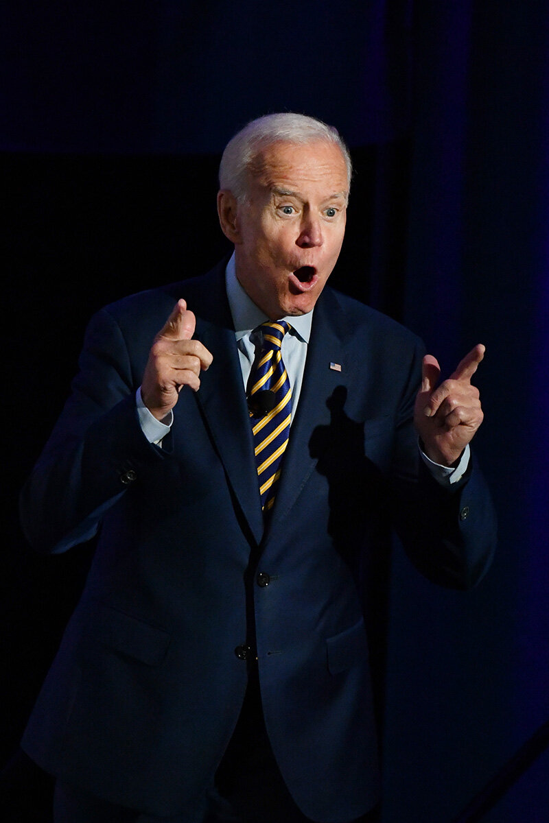  Democratic presidential hopeful former Vice President Joe Biden addresses the Planned Parenthood Action Fund Candidates Forum June 22, 2019 in Columbia, South Carolina. A slate of 20 Democratic presidential contenders are addressing the gathering of