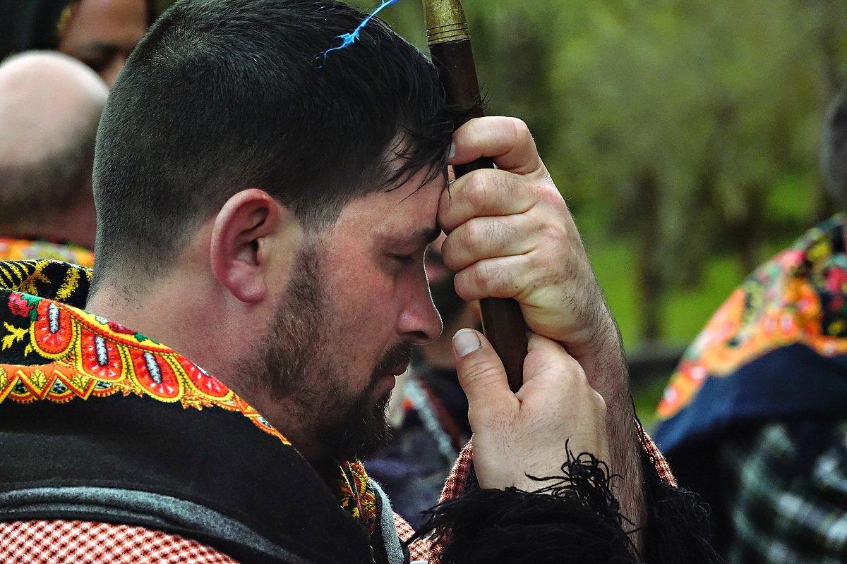  A Roman Catholic pilgrim called a Romeiro, prays before returning to their 8-day trek around the Azorean Island of Sao Miguel, March 30, 2023 in Furnãs, Portugal. The pilgrims visit 100 shrines and churches during the event dating from 1522 when an 