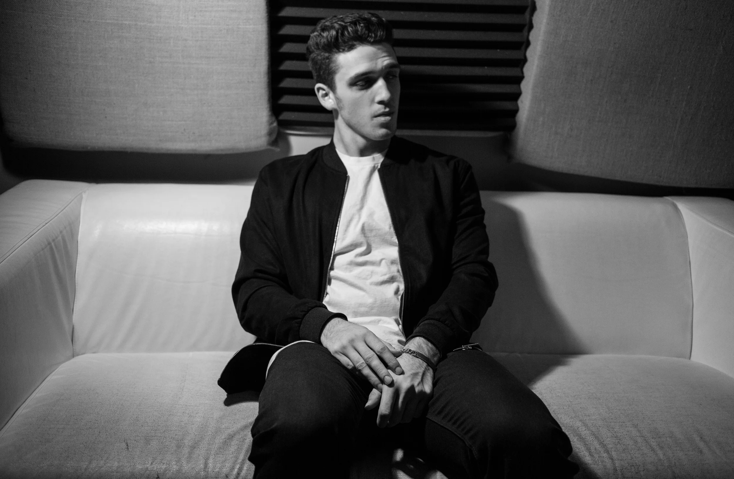 Lauv in his studio/apartment in the East Village.