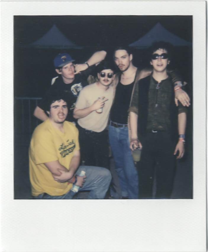  Twin Peaks (minus Jack) after their set at Fader Fort, Photo: Nat Leonard