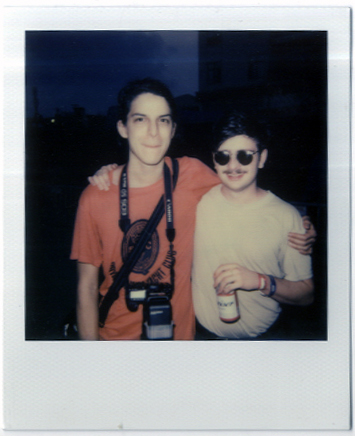 Photographer Daniel Topete with Colin Croom of Twin Peaks, Photo: Nat Leonard