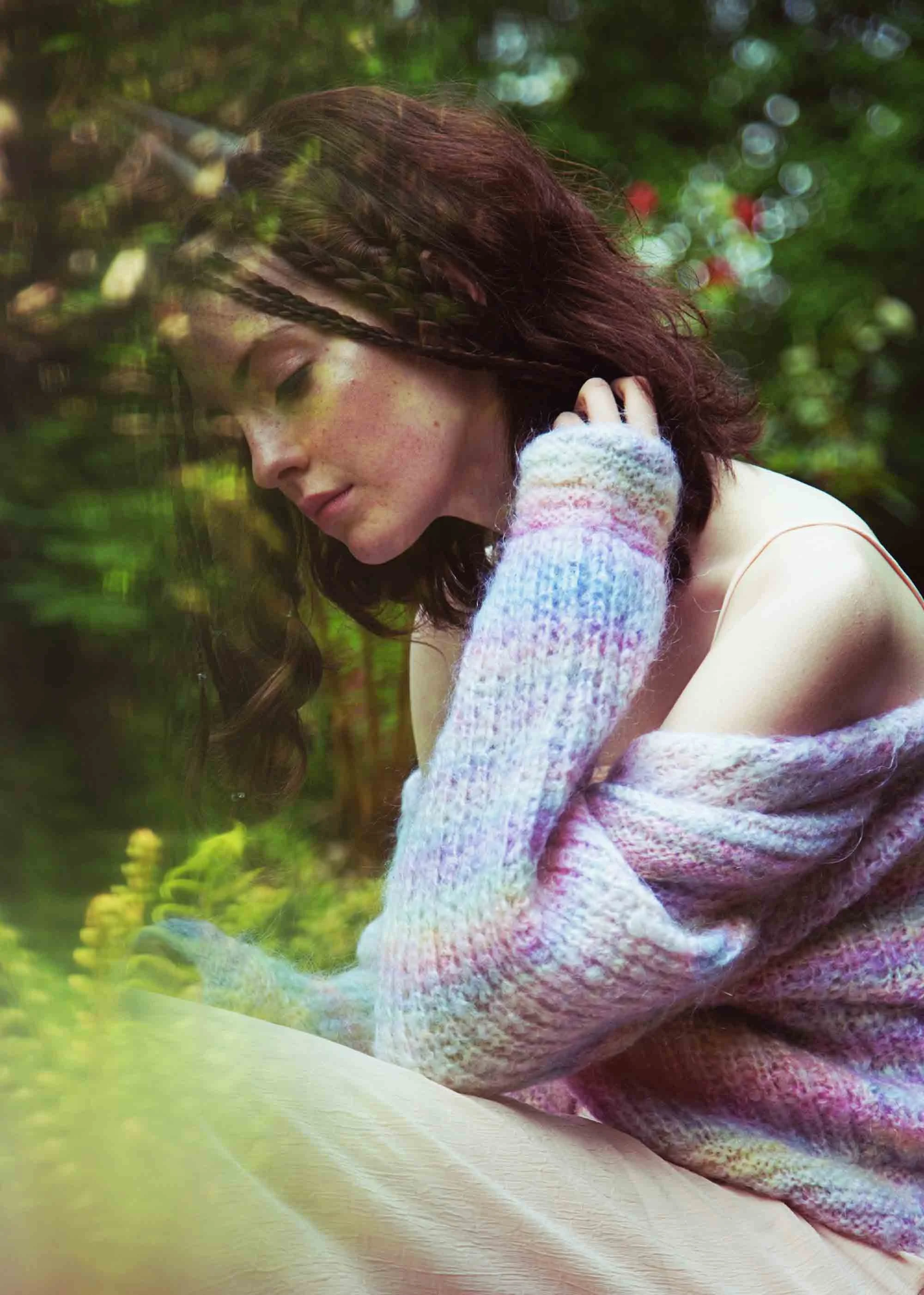 jumper: vintage; dress: primark