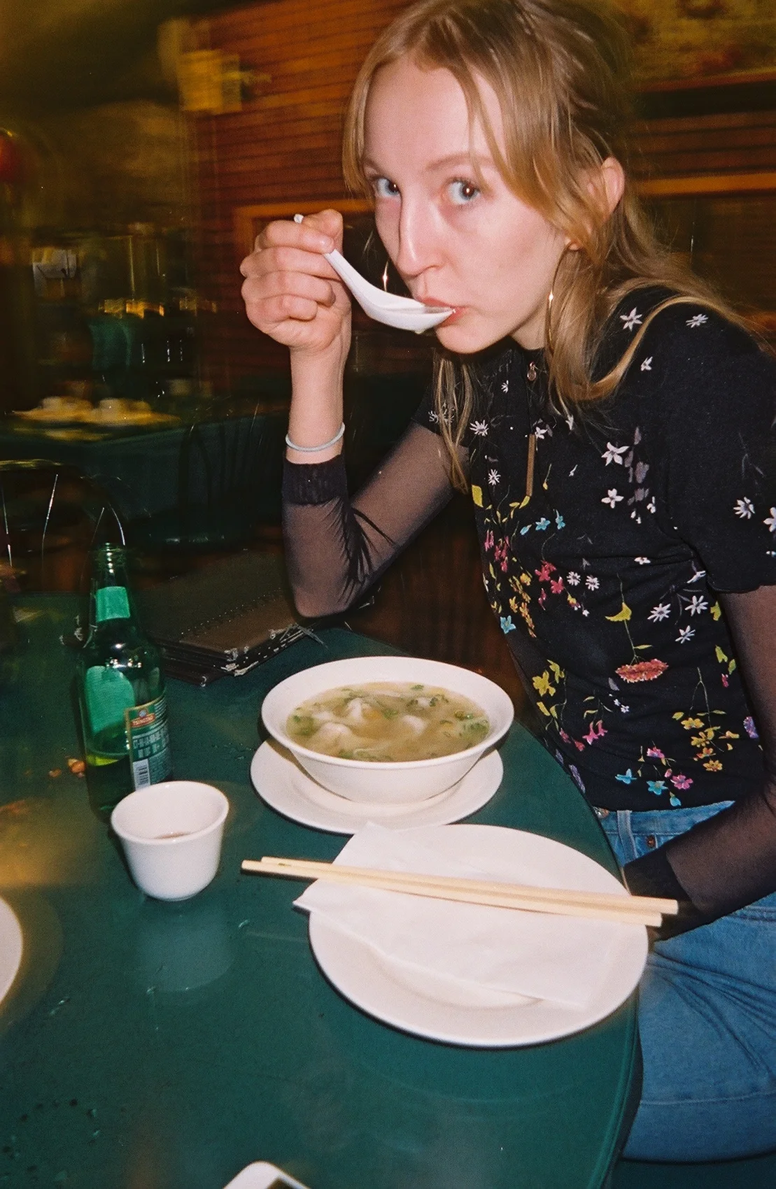River, Wonton connoisseur.