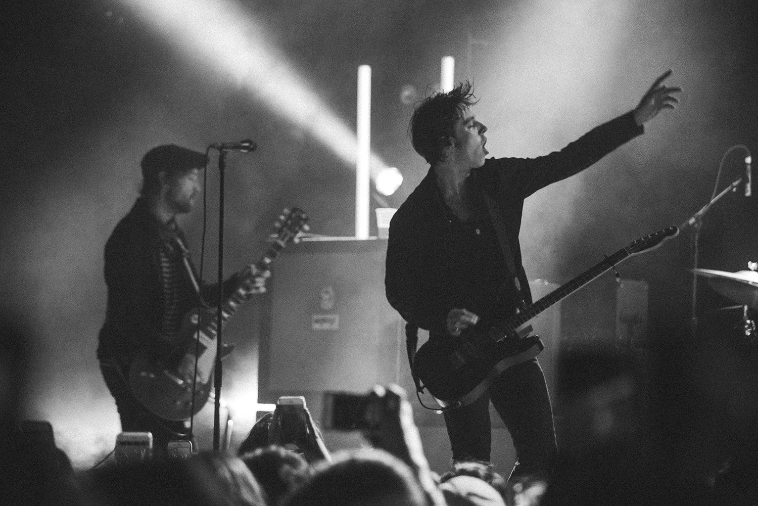 Guitarist Johnny Bond and singer Van McCann of Catfish and the Bottlemen