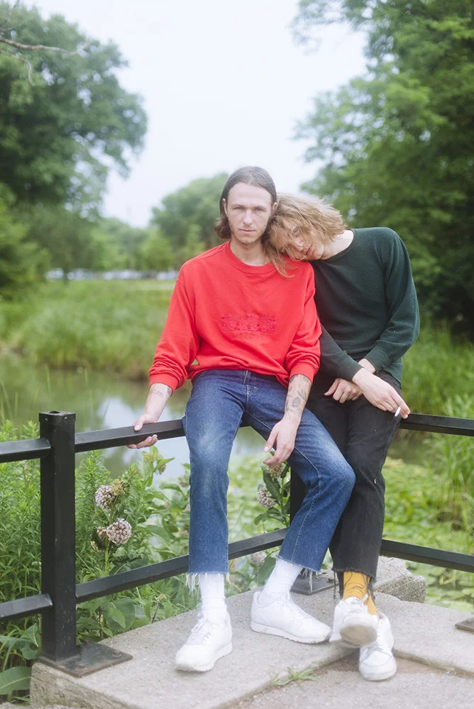 Trey and Garret Knisely in Humboldt Park, Photos by Bailey Renee