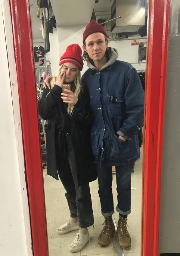 Trey and Jessica Viscius at Village Discount