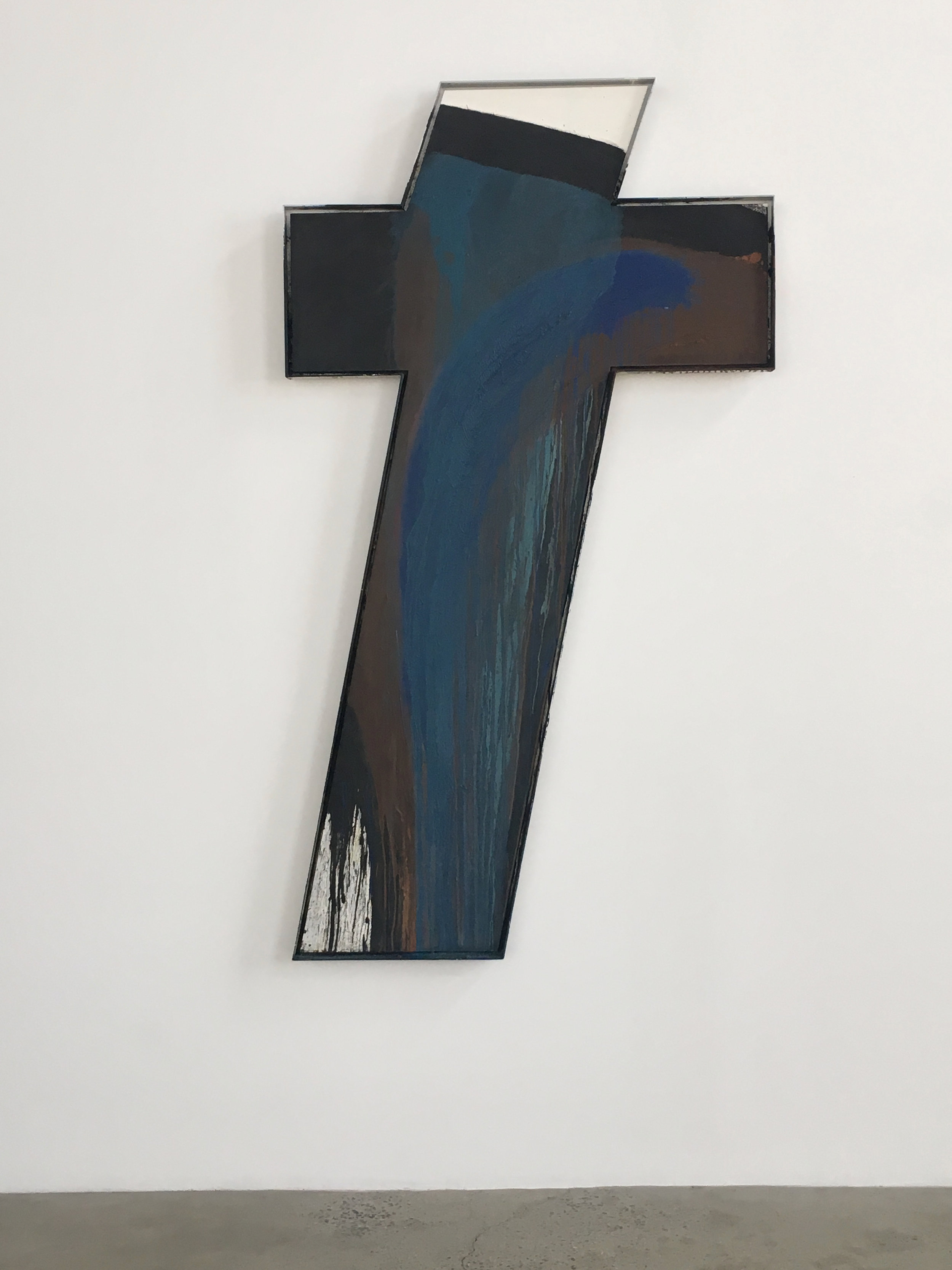  Cross painting by Arnulf Rainer, Ayn Foundation, Mana Contemporary 