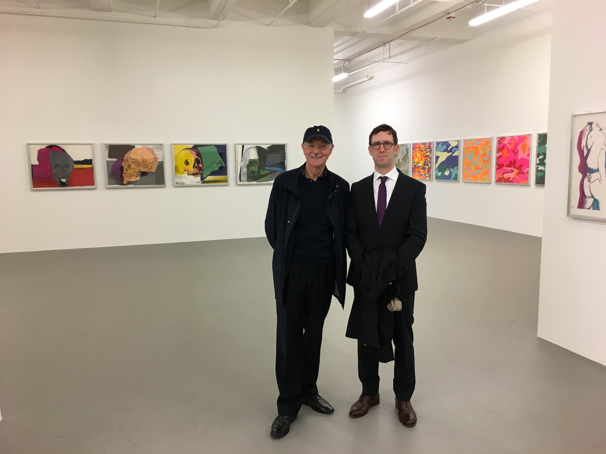  Mr. Karlheinz Essl and John Silvis at the Ayn Foundation, Mana Contemporary 