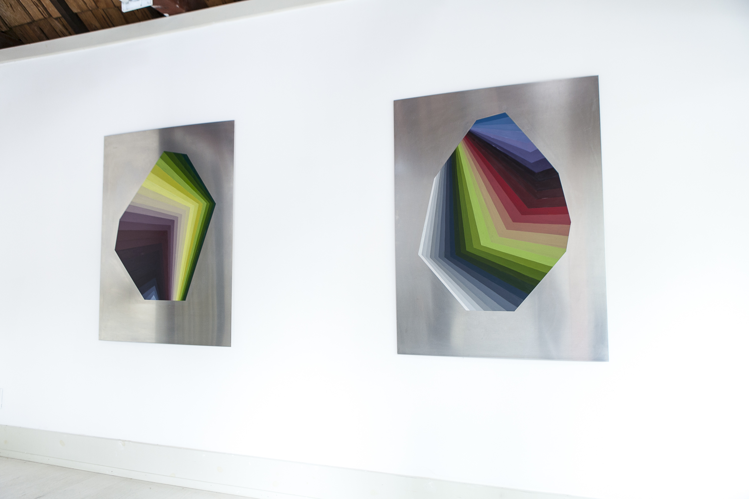 oil on aluminum, 48"x36", 2013 collection of Capital One Innovation Labs, San Francisco, CA