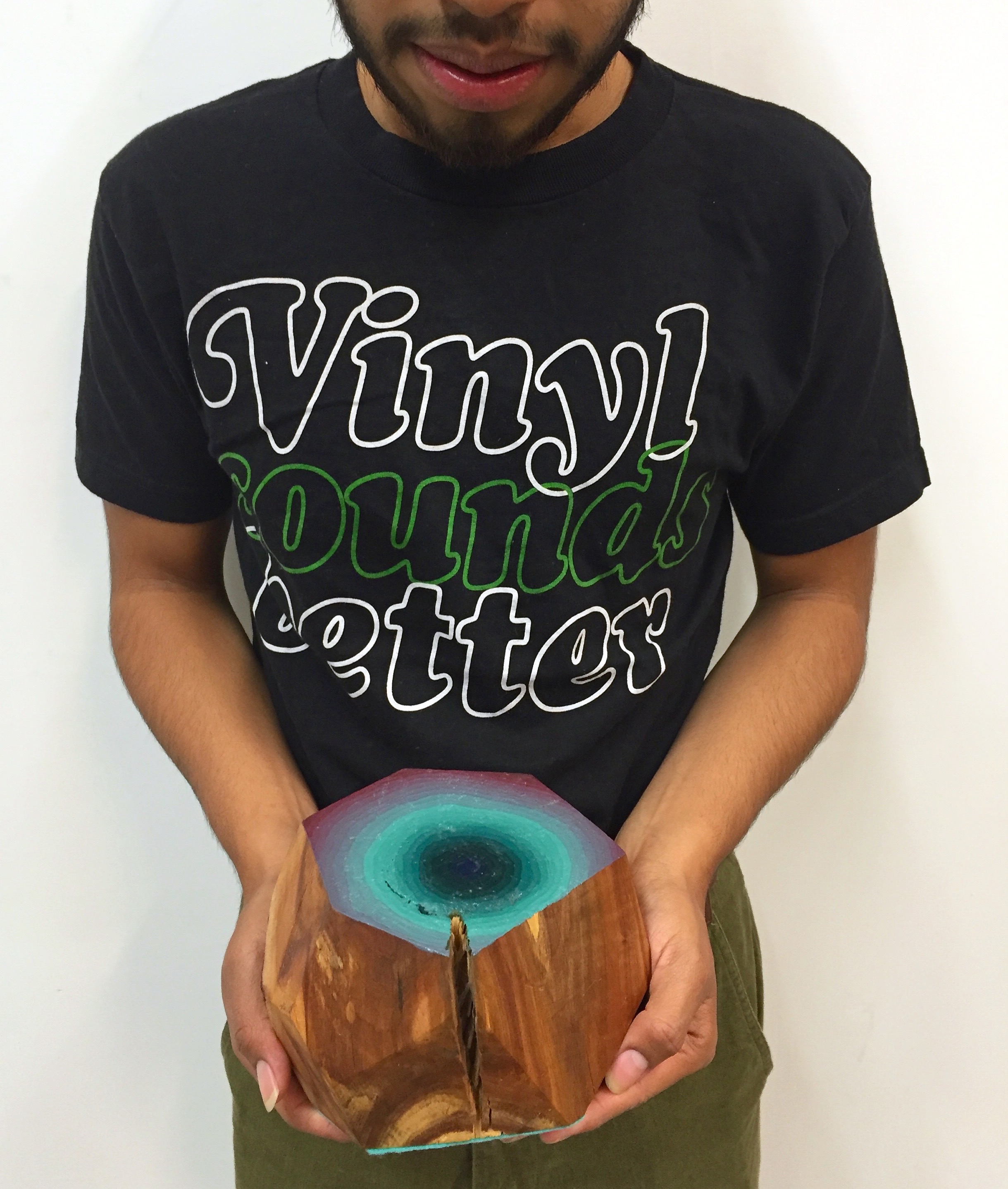 Fabian with Miyazaki Apple Wood