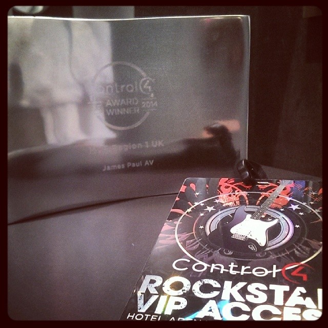 #control4 #award #winner #mvp #2014 super chuffed