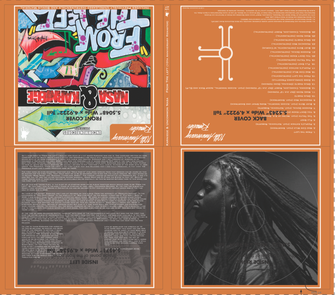 Digipack CD artwork that is off getting pressed up as we type.