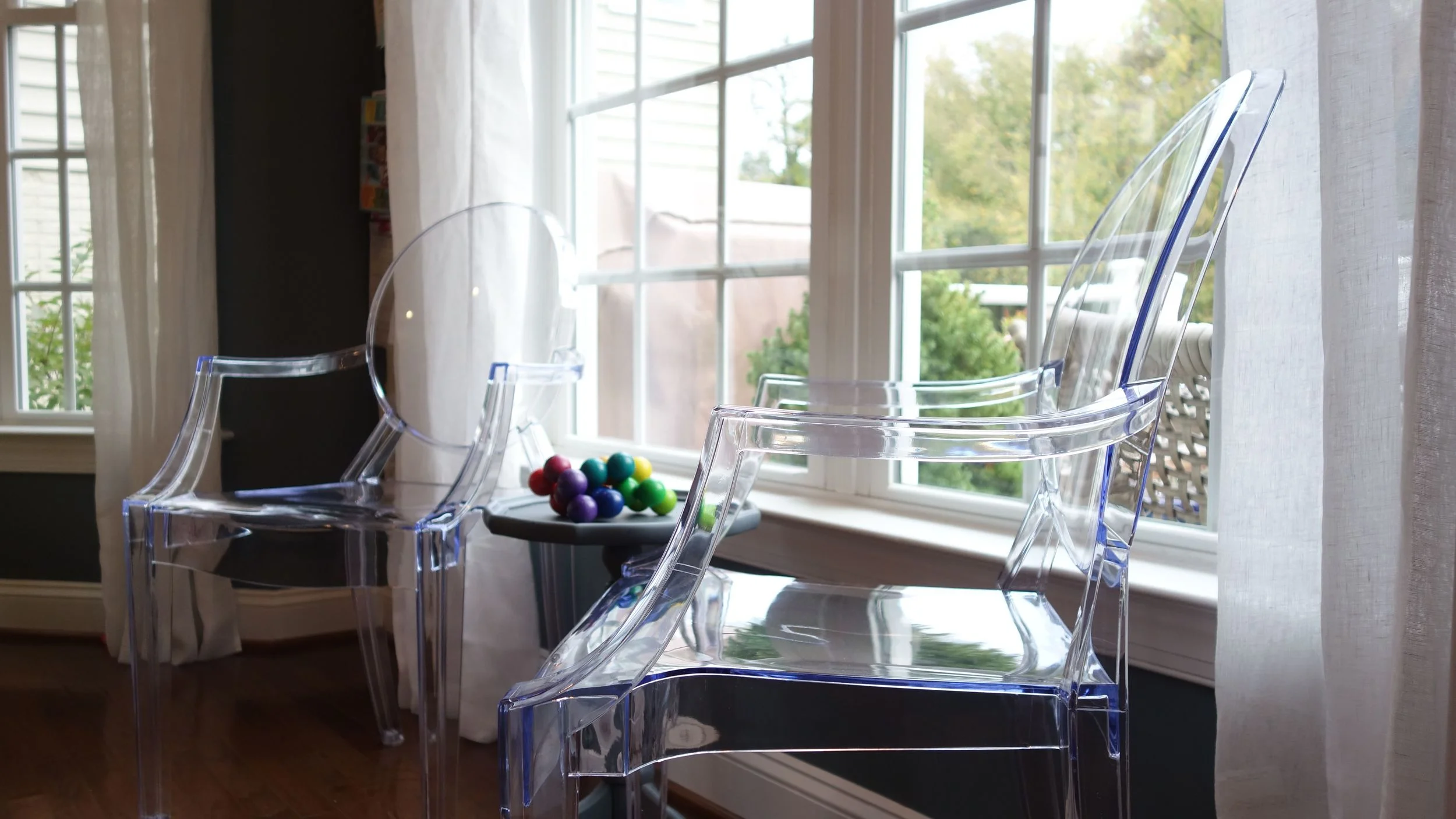 Ghost chairs in my office