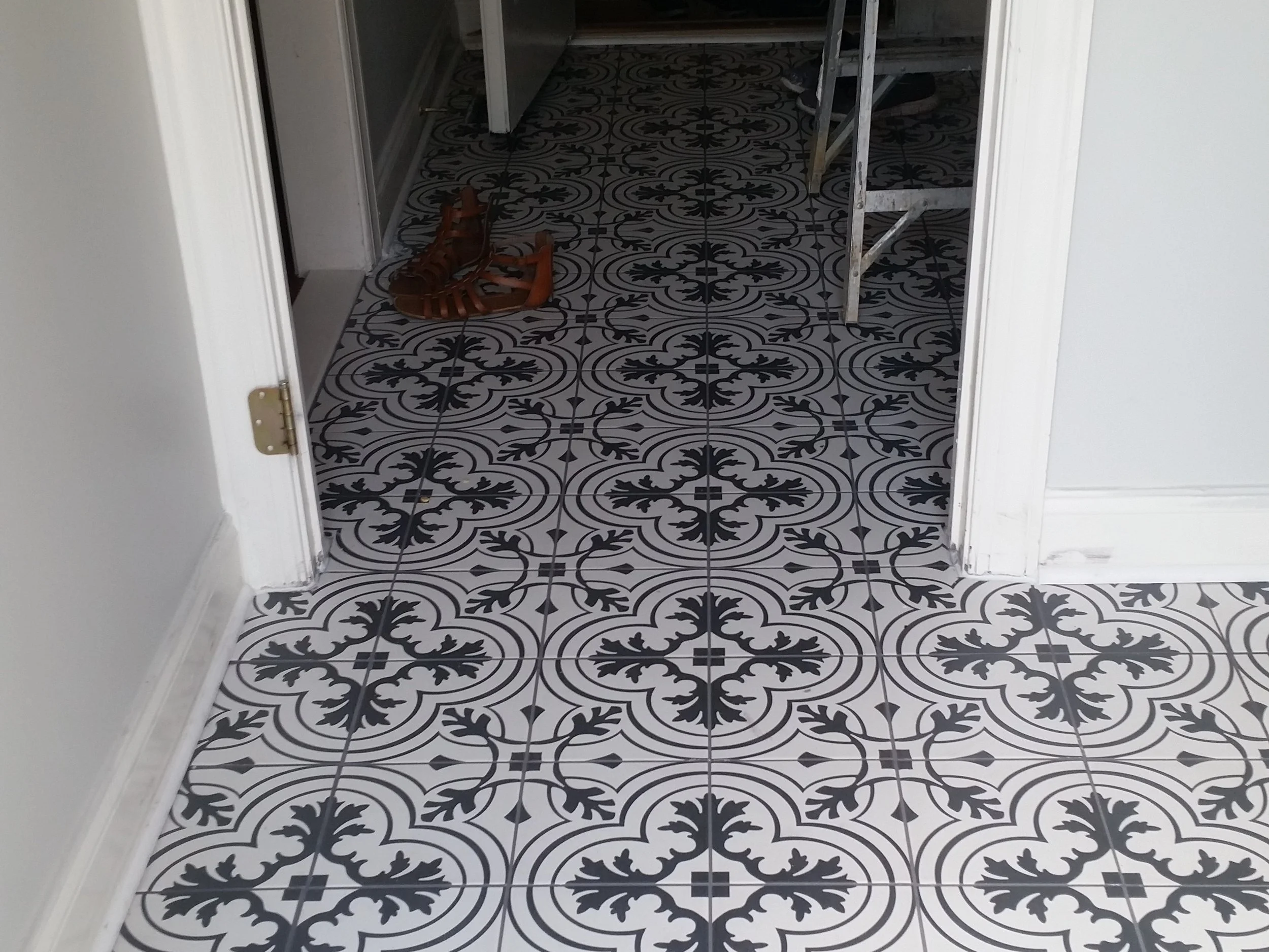 Tile installation