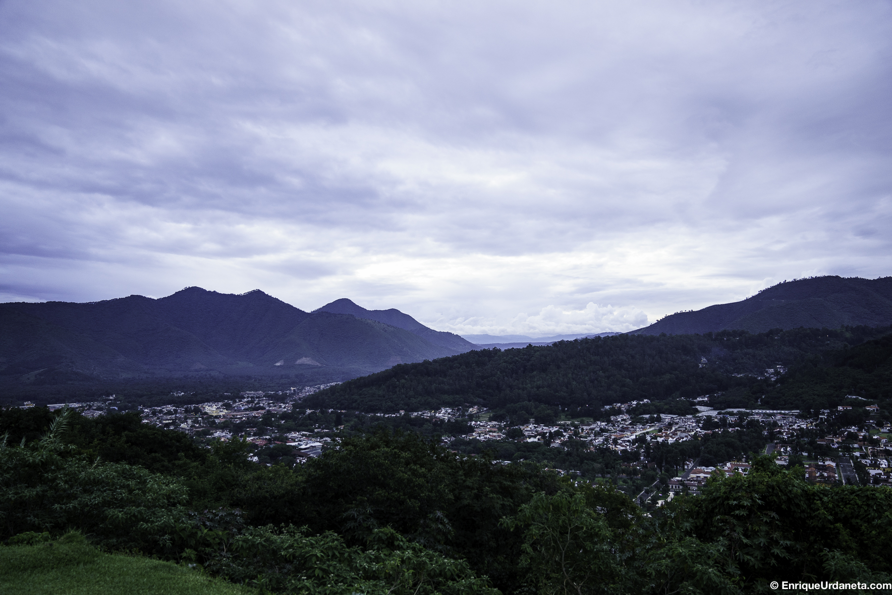 Vista de La Antigua desde la montaña