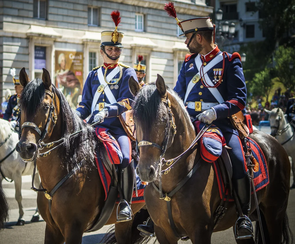 Relevo Solemne y Cambio de Guardia Real, Palacio Real, Madrid, España