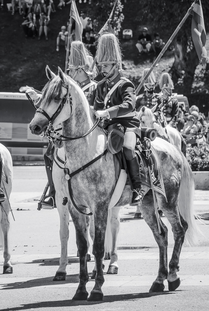 Relevo Solemne y Cambio de Guardia Real, Palacio Real, Madrid, España