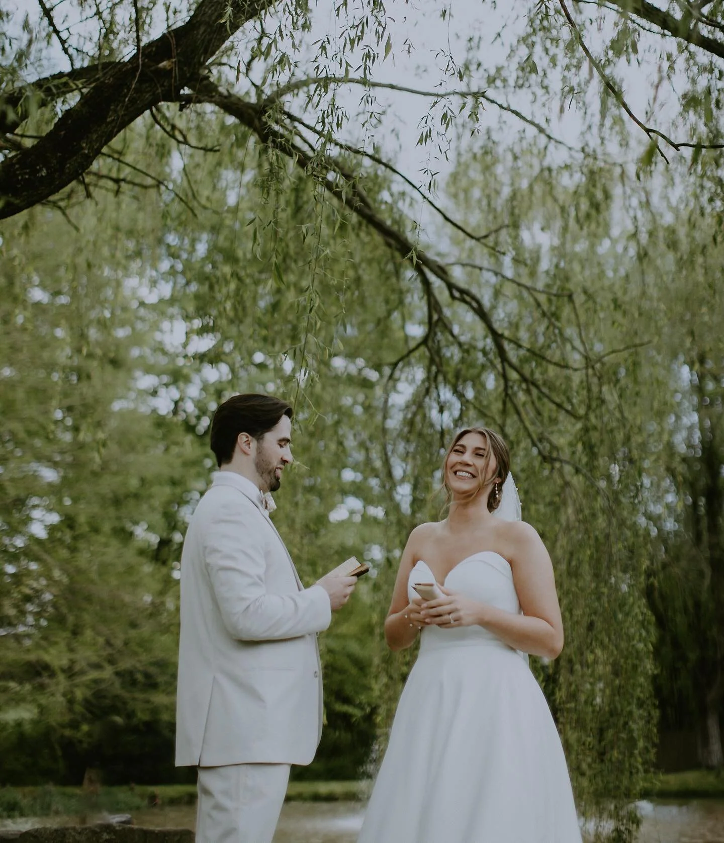 those first look feelings 🤍

shot with @talesandtreesphotography