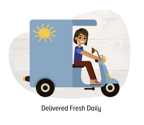 Delivered Fresh Daily