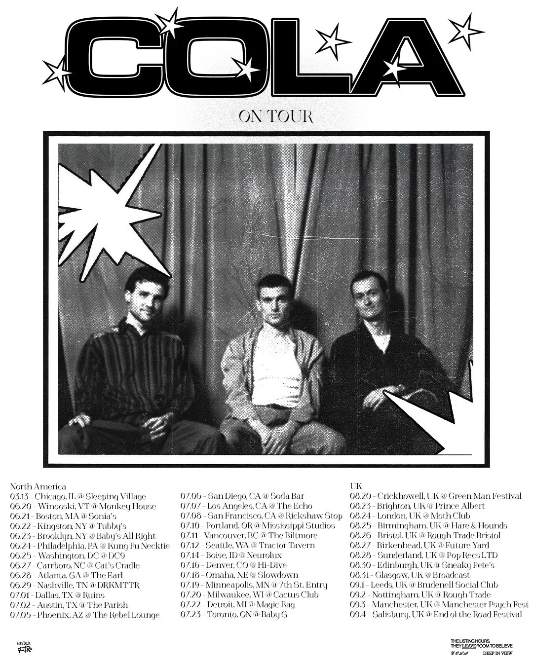 Cola on Tour This Summer! 