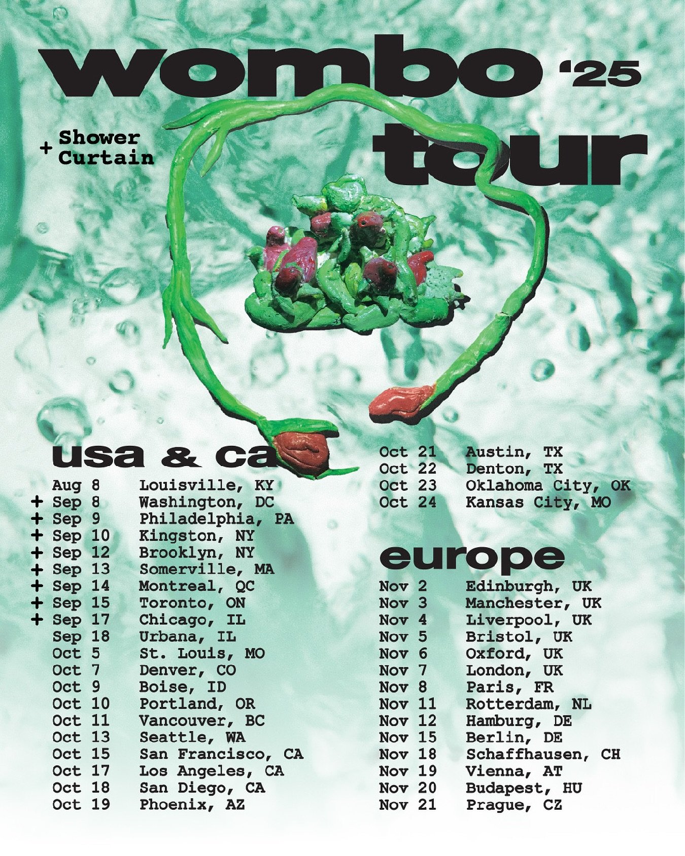 Support Added! @showerrcurtain will join 
@womborocks on the September portion of the Danger in Fives Tour ! All tix on sale now.