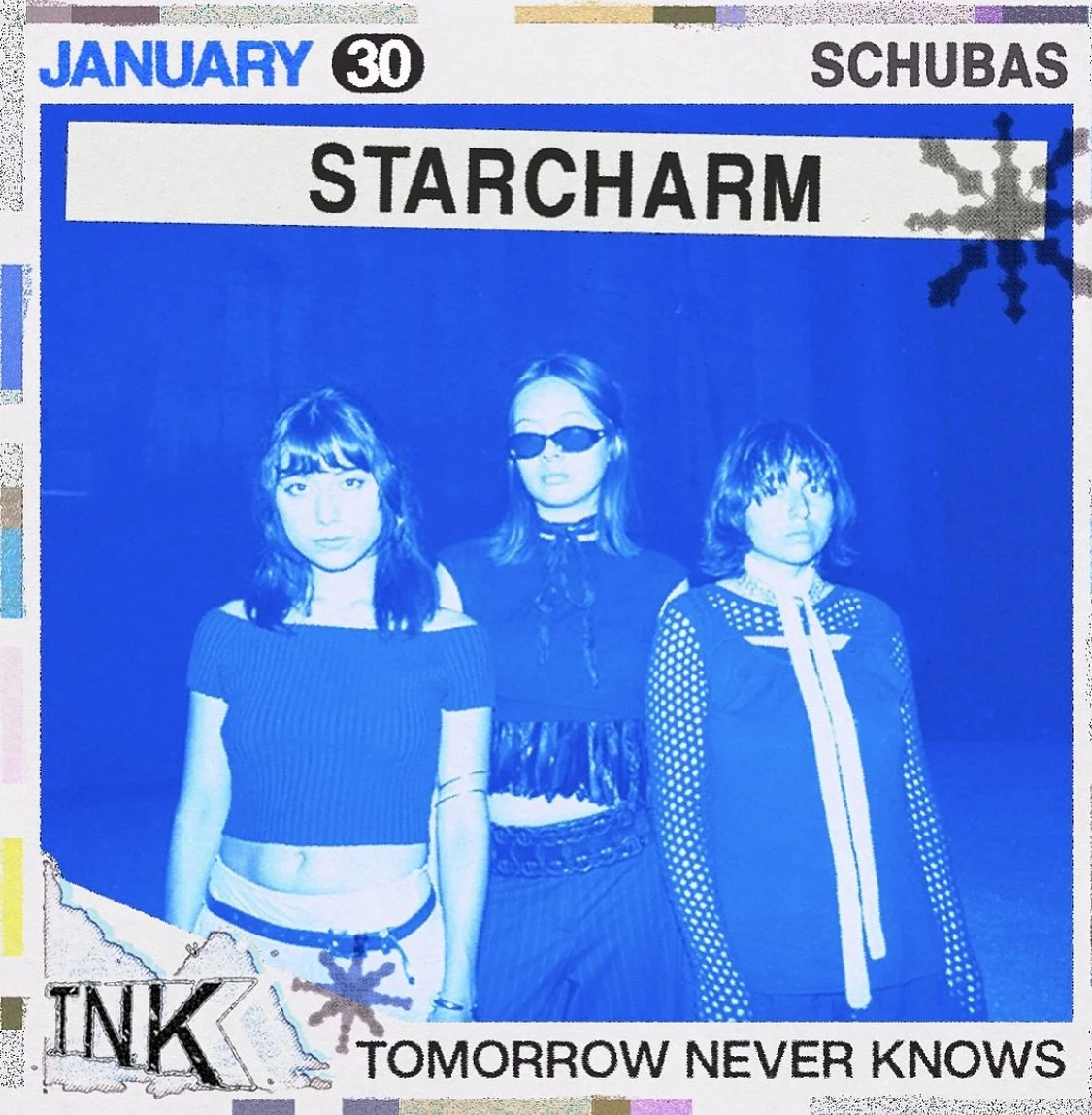Chicago ! see 5 incredible new bands on our @angel.tapes imprint at @lh_schubas this Friday as part of @tnkfest ~> get those tix in advance &amp; see u there !!