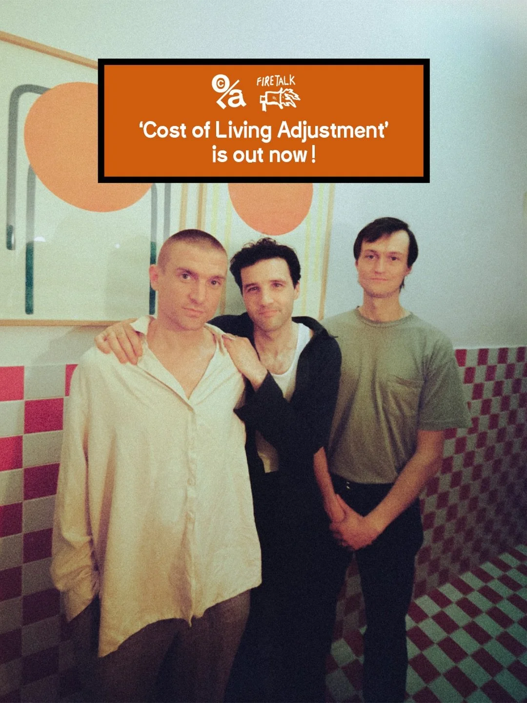 the new @band_cola album &lsquo;Cost of Living Adjustment&rsquo; is out now 📈

&lsquo;C.O.L.A&rsquo; is Cola, the band, at their very best. Listen wherever, get your tickets to see cola on tour, and buy some music before anything else 

tastiest col
