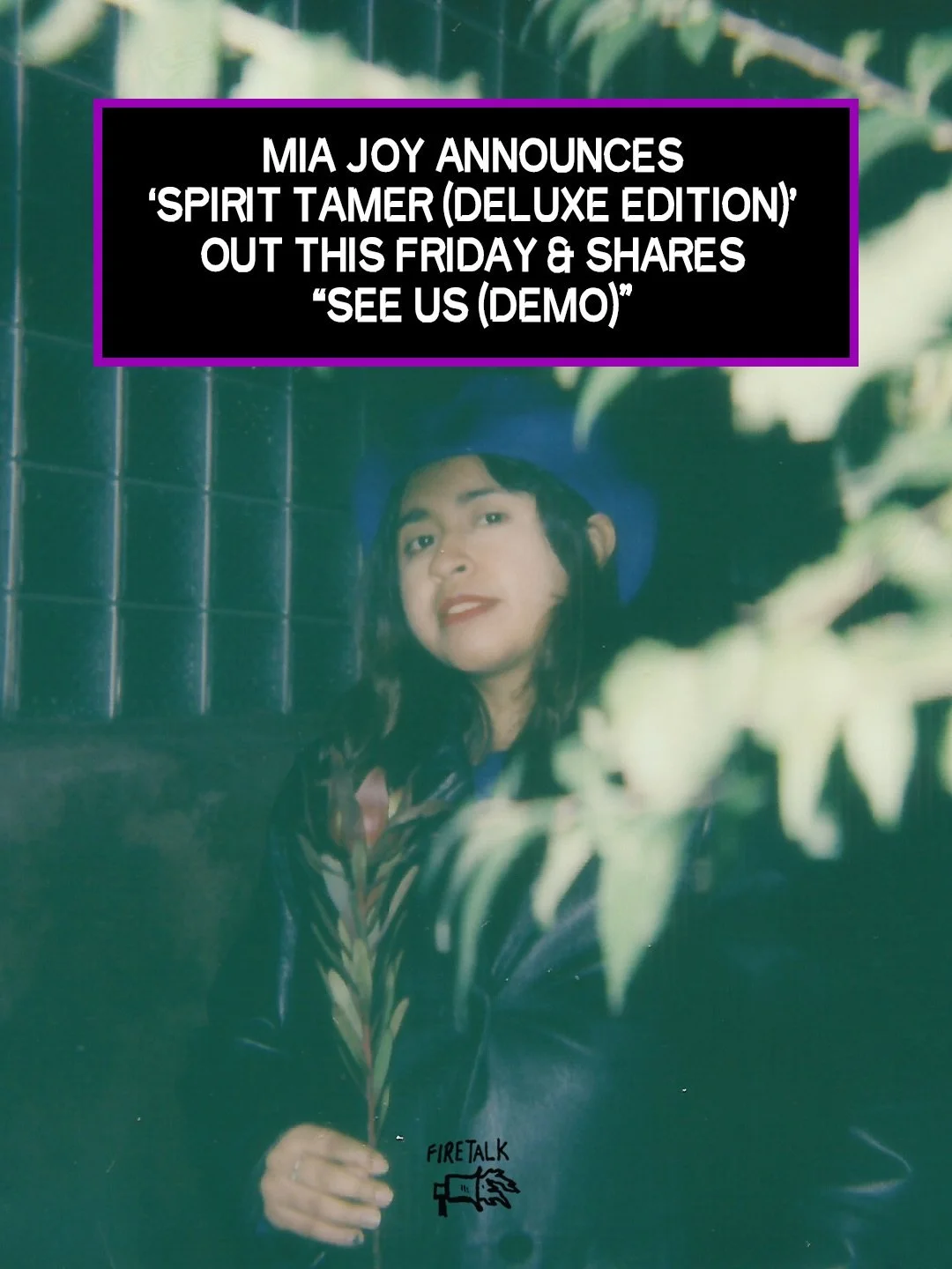 5 years of Spirit Tamer !! &ldquo;See Us (Demo)&rdquo; from &lsquo;Spirit Tamer (Deluxe Edition)&rsquo; is out now 🕊️ listen, pre-save, and pre-order the new Celestial Swirl variant of @mia_joy_666&rsquo;s classic debut