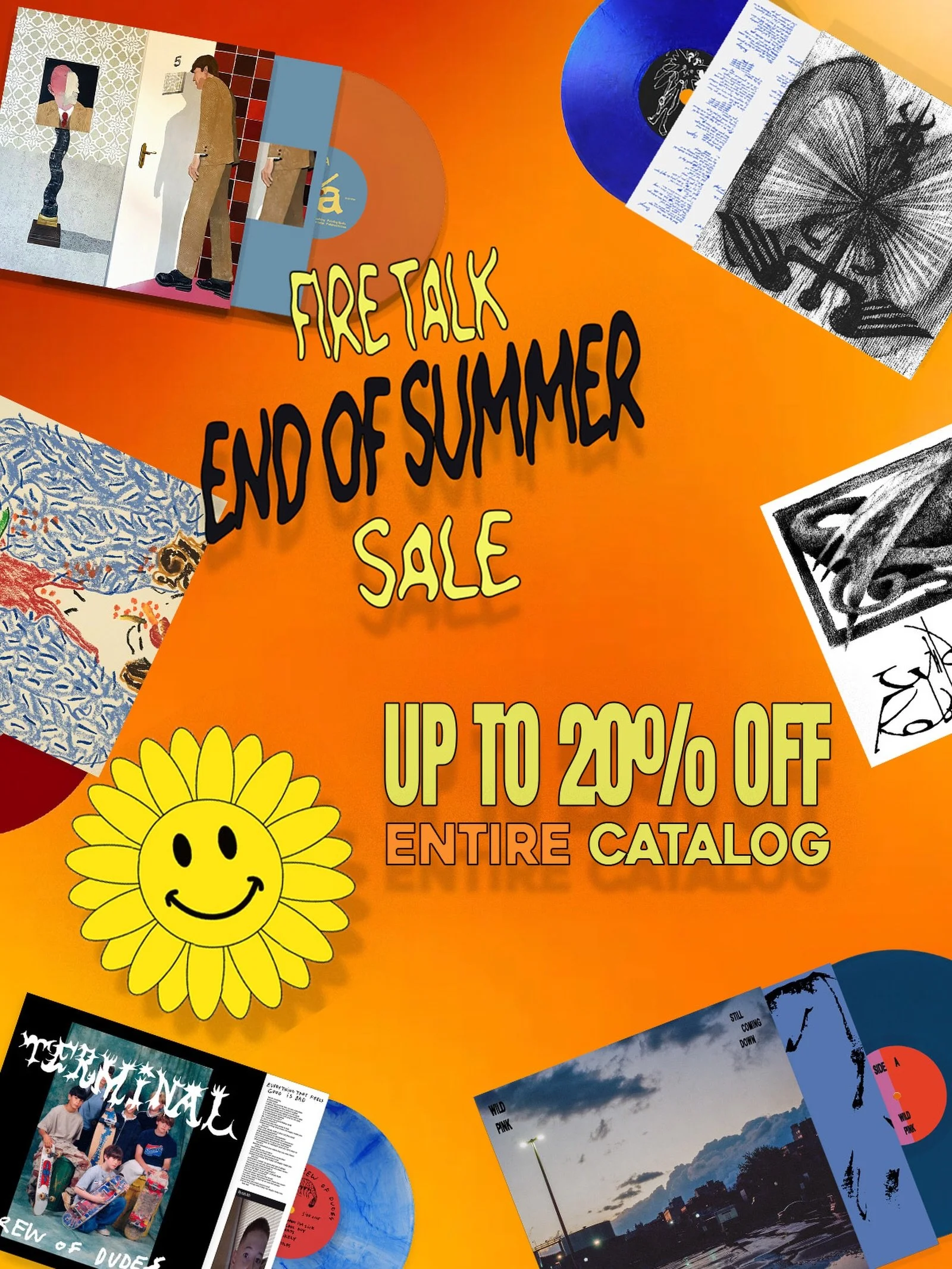 our END OF SUMMER sale is here 🌇 save up to 20% off while the summer sees itself out

pick up some new releases, stock up on catalog favs, bundle up or grab merch 〰️ we&rsquo;ve got a little for everyone, but act fast as the deals are temporary

buy