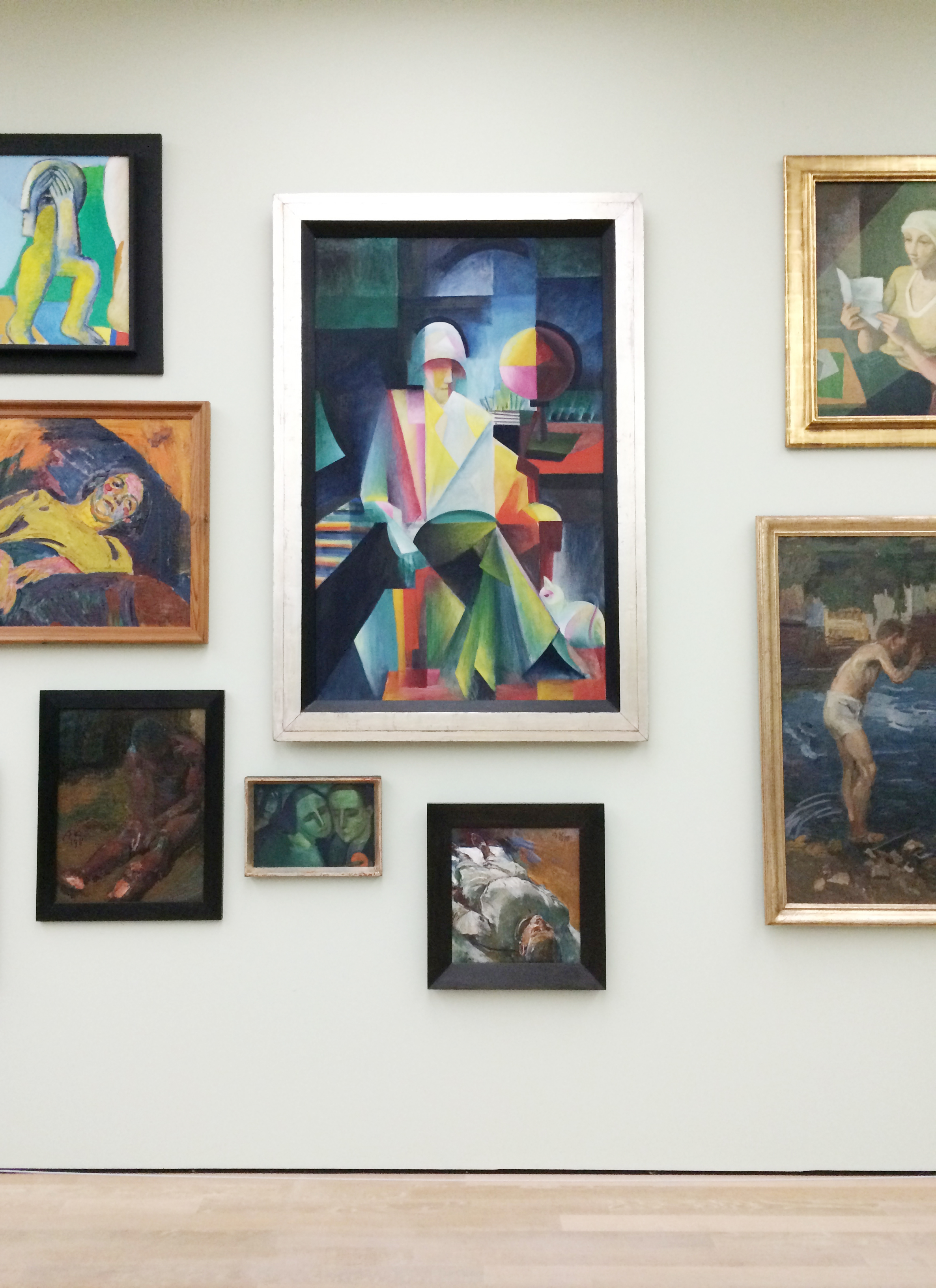 And the paintings.