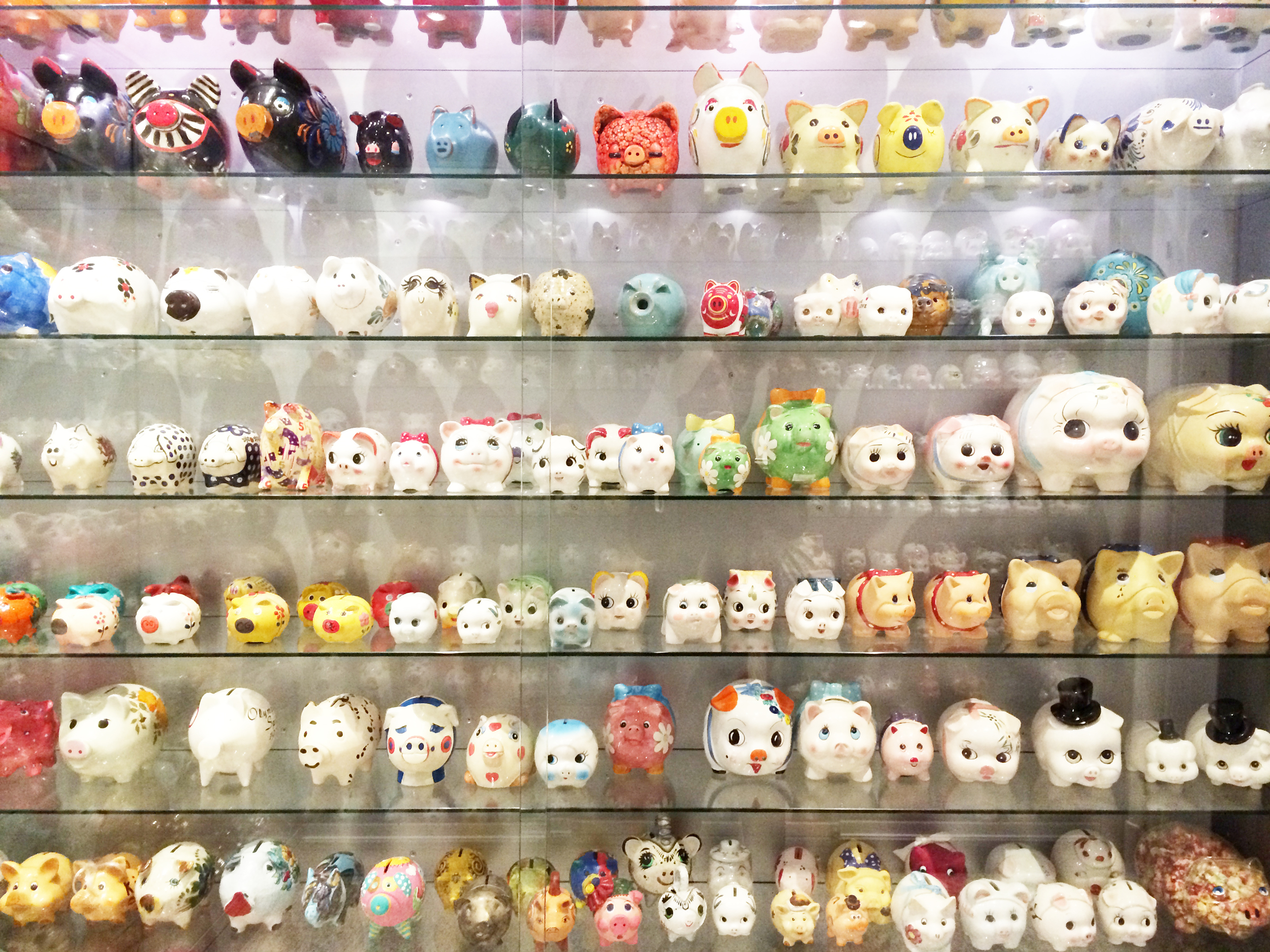 Piggy bank collection.