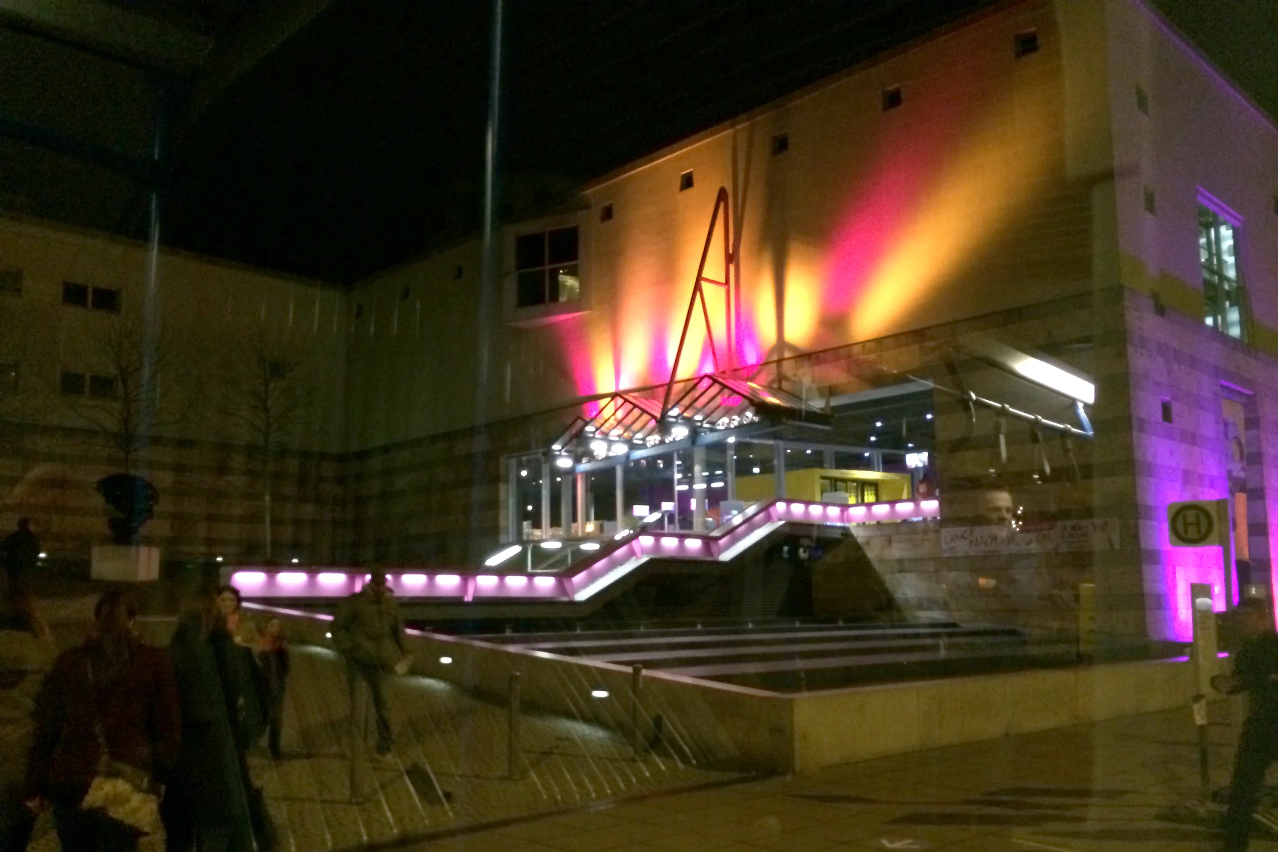 View from the tour bus.