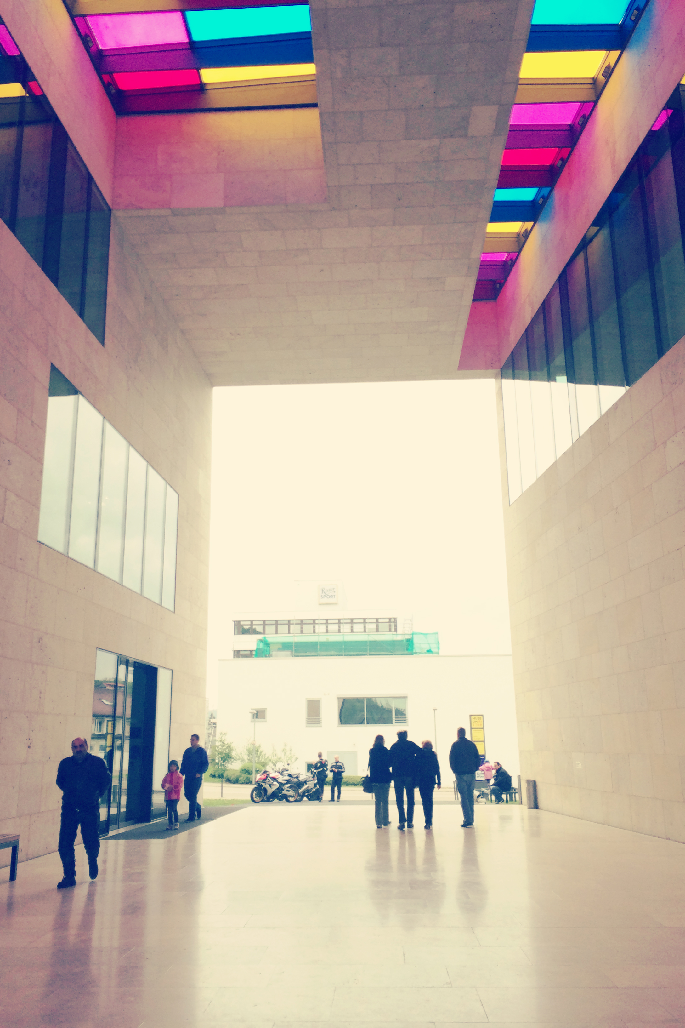 It was a fun building with a lot of colorful squares (Ritter Sport chocolate bars are always square).