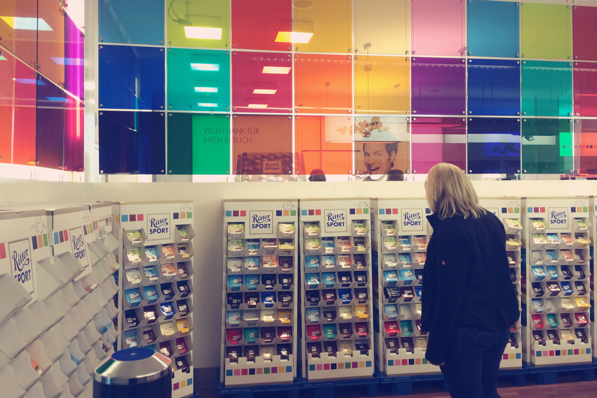 But mostly there was a HUGE chocolate shop at the end!