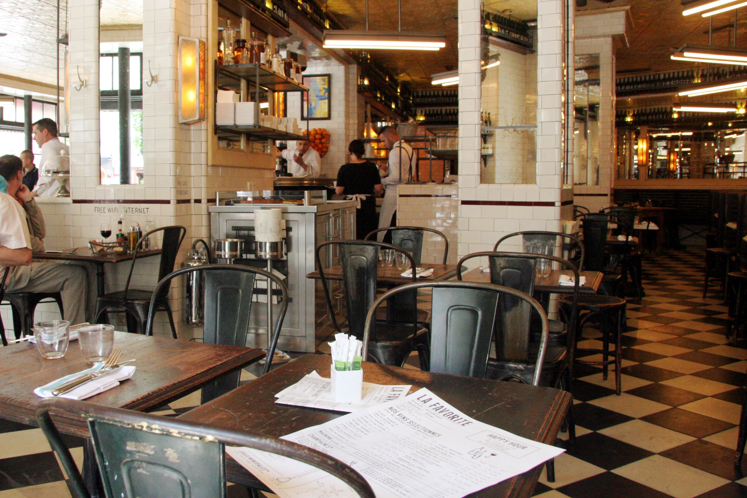 This perfect French cafe I had lunch at.