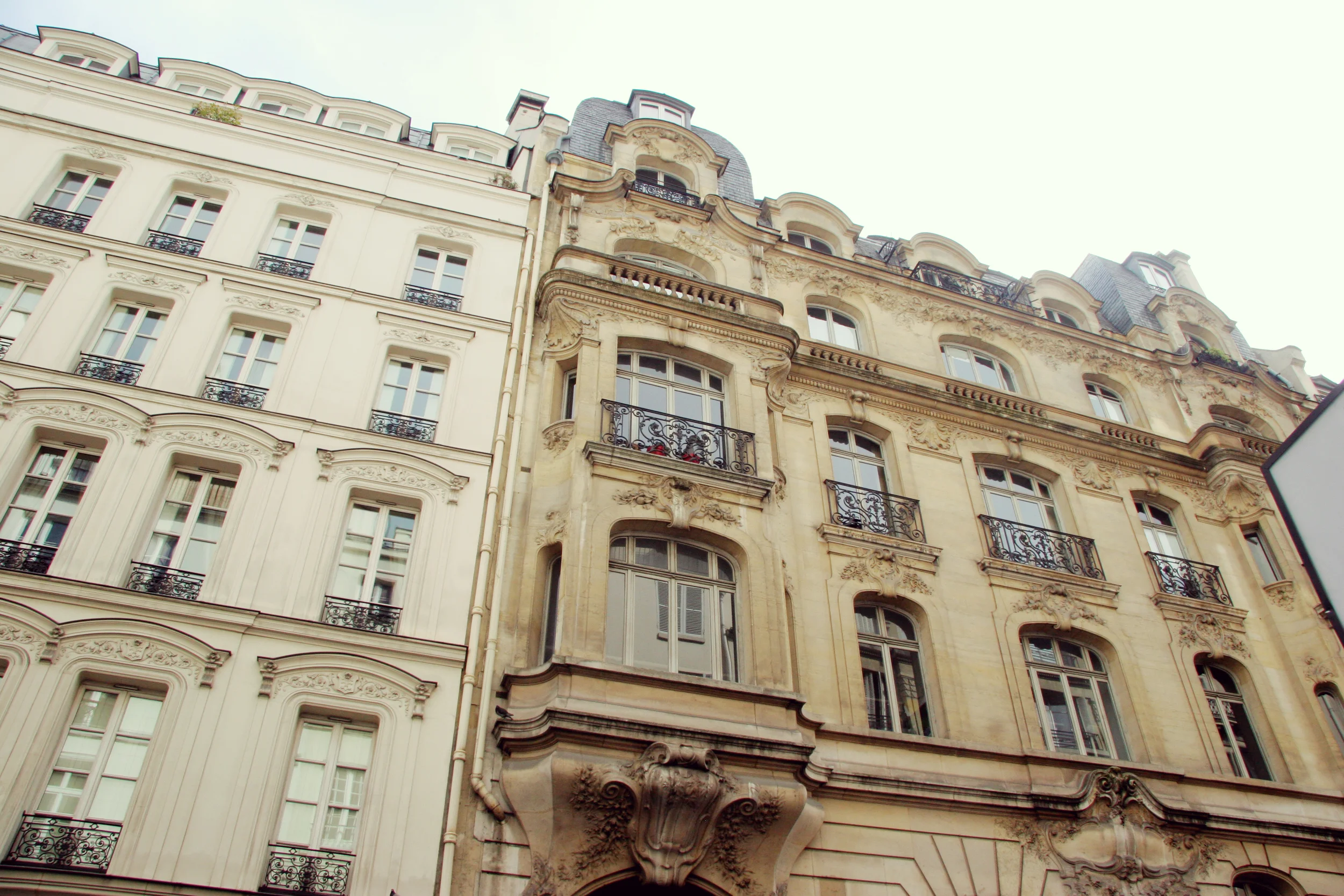 These perfectly Parisian apartments.