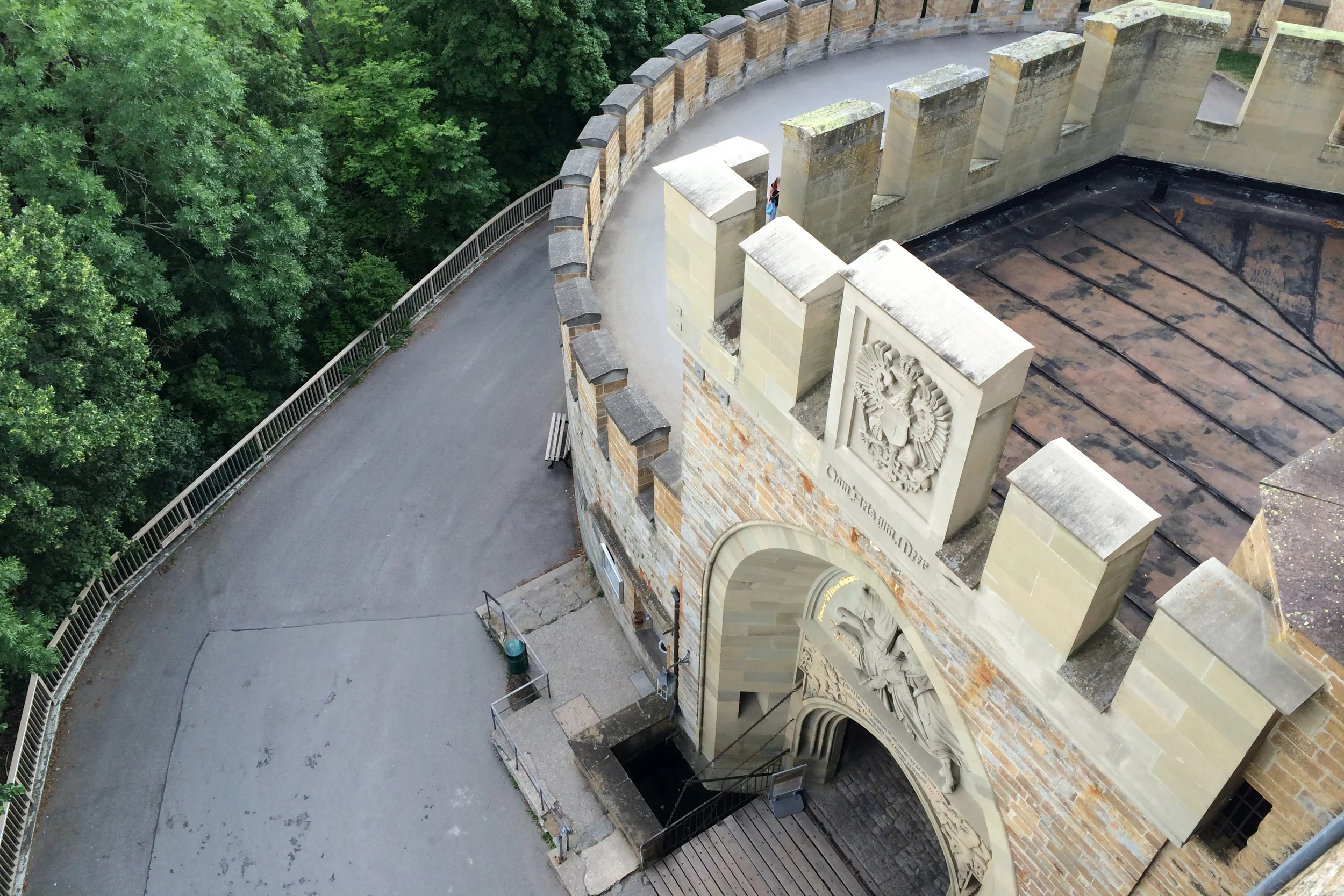 From Hohenzollern Castle, where we watched "Romeo and Juliet"