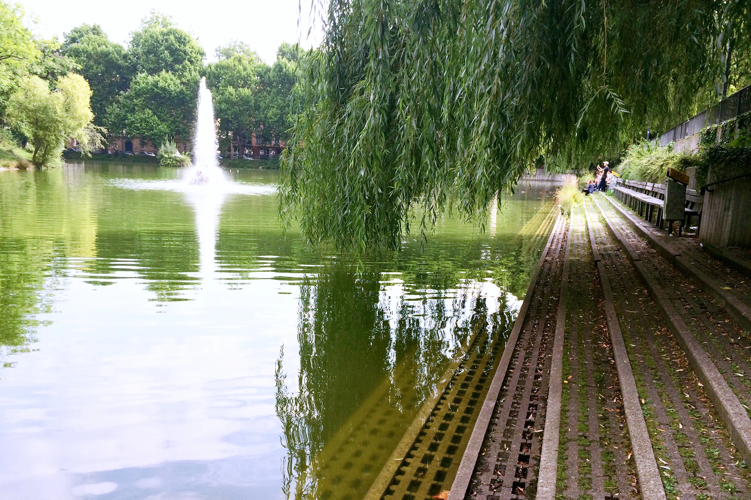 ...and go down right next to the water.