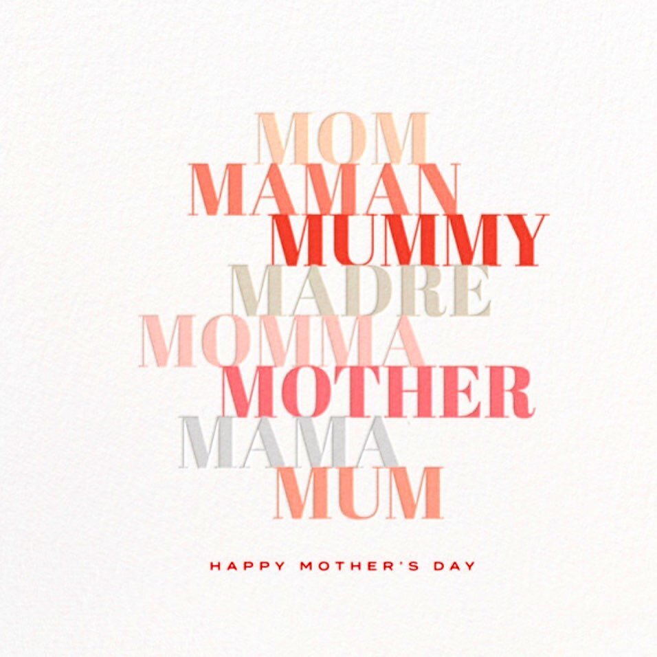 Happy Mother&rsquo;s Day to all the Mothers: whether you are an auntie-mama, stepmomma, grandmomma, cousin-momma, foster momma, a community elder momma, a village momma or a teacher momma. We celebrate and honor you. 

Your love and support, your wis