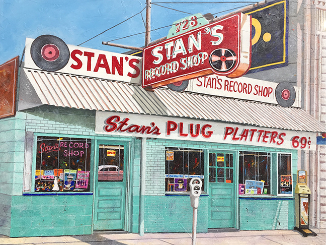 Stan's Record Shop by Don Cobb.